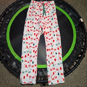 Fuzzy Christmas Pajama Pants Small